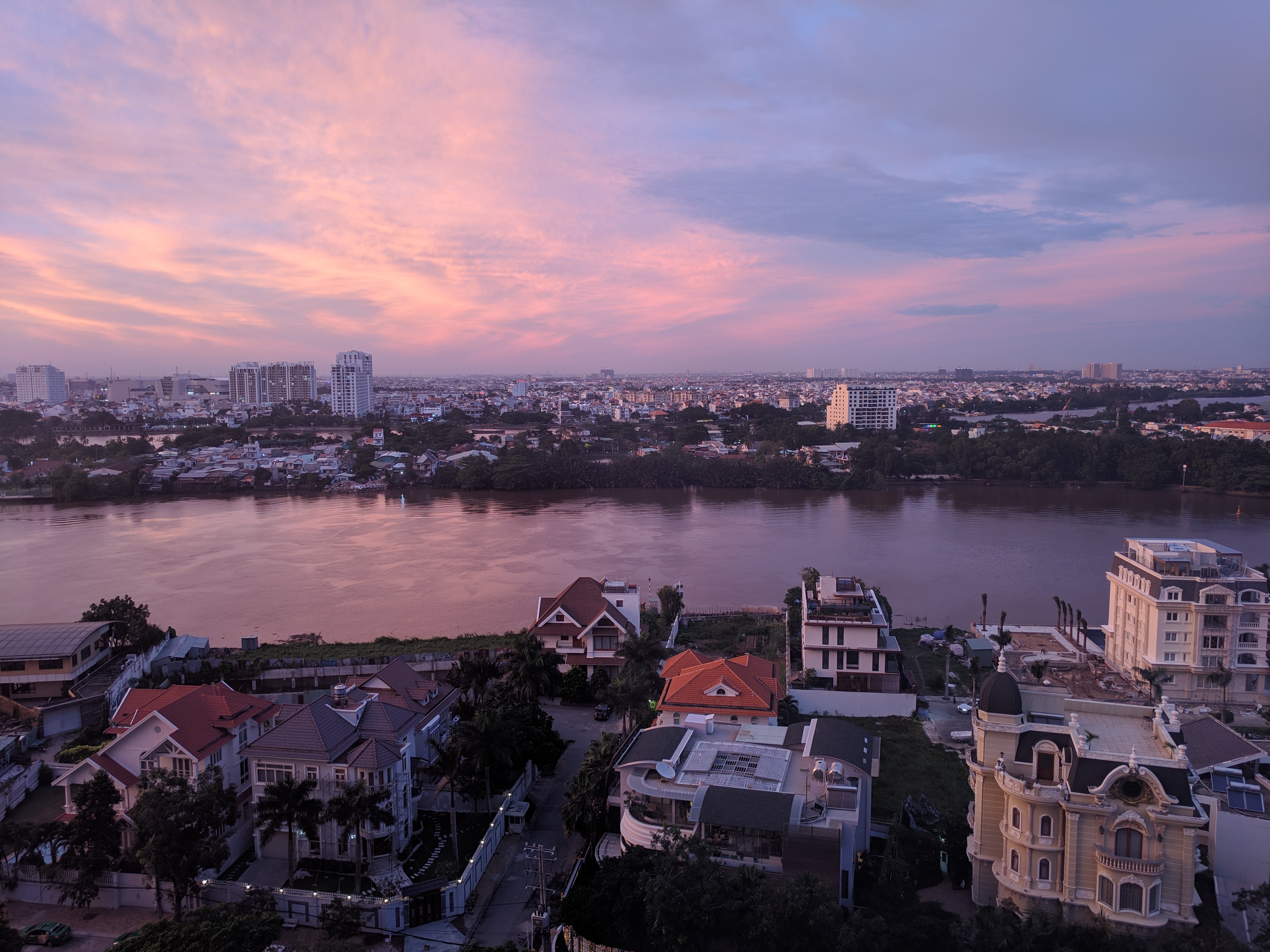 Sunset in HCMC